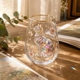 thumbnail image 2 of HWRETIE Hand Blown Crystal Whiskey Glasses Set Gold Rim Old Fashioned Tumblers Lead Free Heavy Base Bourbon Scotch Glasses Gift for Men 420Ml, 2 of 7
