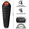 thumbnail image 2 of Saco de dormir Bessport Mummy 3-4 Season 15-45 ℉ para adultos, 2 of 7