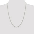 thumbnail image 4 of 925 Sterling Silver Ball Beaded Chain Styles Necklace 3 mm Fancy 24 inch, 4 of 4