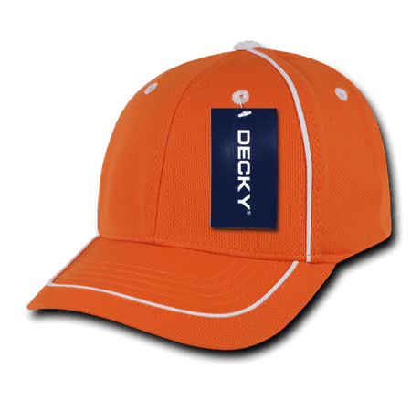 DECKY Performance Mesh Piped 6 Panel Cap, Style 762