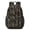 Camo and Tree Black Pattern, variant on Camo and Tree Black Pattern 17" Waterproof Oxford School Backpacks for Teens, S-Shape Padded Straps, for School, Travel, Hiking, Camping