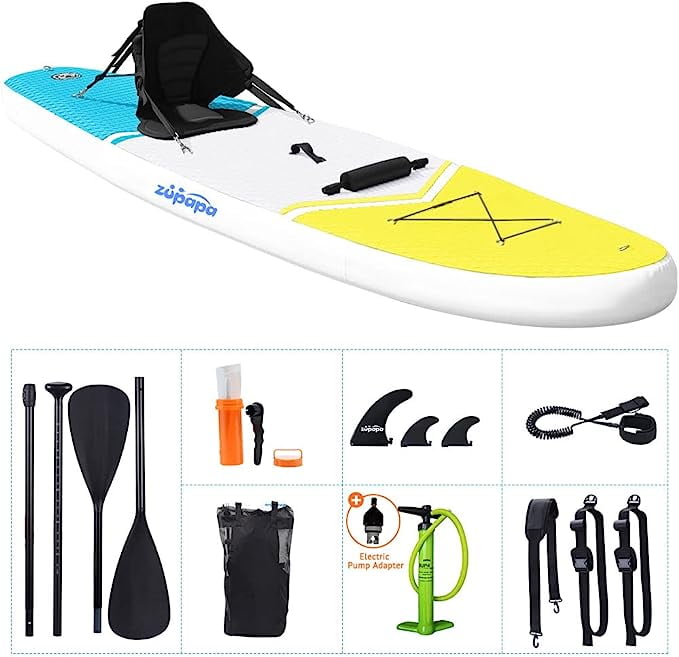 Zupapa Inflatable Standup Paddle Board for Youth & Adults TwoWay