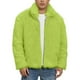 thumbnail image 2 of Ceisia Trendy Warm Men's Loose Fit Stand-Collar Faux Fur Jacket Gift, 2 of 7