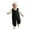 Black, variant on lnmuld Kids One-piece Solid Color Insulated Winter Jumpsuit for Boys with Detachable Straps All Weather Outdoor Play and Daily Activities Comfortable Romper Size:2-3 Years
