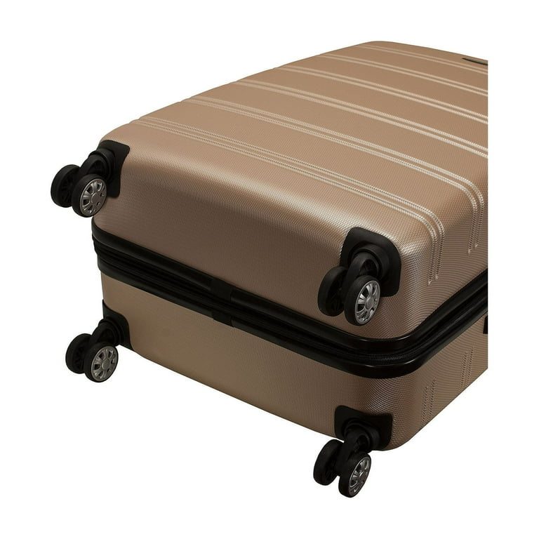 Rockland, Luggage Set, 2-Piece Hardside, Carry On, Beige - Walmart.com