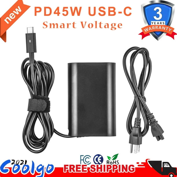 45w Type C Usb C Ac Adapter Charger For Dell Latitude 14 5490 7490 E7480 E5450 Walmart Com Walmart Com