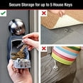 thumbnail image 3 of Master Lock 5400D Set Your Own Combination Portable Lock Box, 5 Key Capacity, Black, 3 of 5