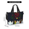 thumbnail image 2 of Travel Duffle Bag Merry Christmas Elk Travel Tote Bags Carry on Luggage Waterproof Weekender Bags with Top Handle Adjustable Shoulde Strap for Travel Gym, 2 of 5