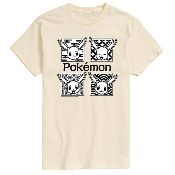 Pokémon - Wagara Eevee Grid - Men's Short Sleeve Graphic T-Shirt