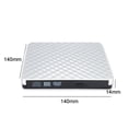 thumbnail image 3 of PC Laptop External USB 3.0 DVD RW CD Writer Portable Optical Drive Burner Reader Player Tray Portable Drive Burner ,Multi-Transmission, 3 of 6