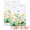 Multi-Color 3, variant on Unique Bargains 2Pcs Floral Microfiber Absorbent Soft Towels Multi-Color 1 24" x 16"
