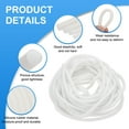thumbnail image 3 of Uxcell 32Ft Backer Rod, 0.16 Inch Thick Silicone Rubber Foam Caulk Saver, Weather Strip Seal for Sealing Concrete Gaps, Expansion Joints, Crack Filling, Doors, Windows, White, 3 of 6