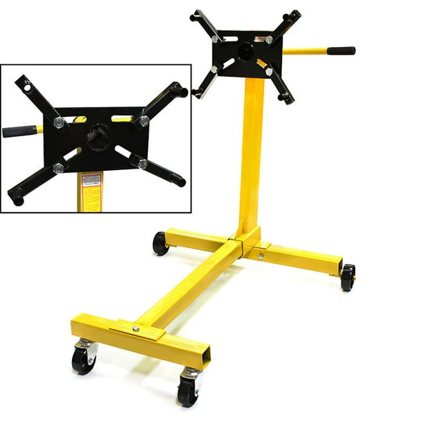 Stark 1000lbs Engine Hoist Stand Motor Engine Jack Rotating Head Motor