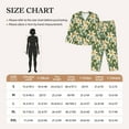 thumbnail image 5 of Uemuo Lilies Flowers Pattern Womens Pajama Sets,PJ Set for Women,Pajamas for Women Logo,Long Sleeve Pajama Set for Women,Soft Long Sleeve Top With Pants-X-Large, 5 of 9
