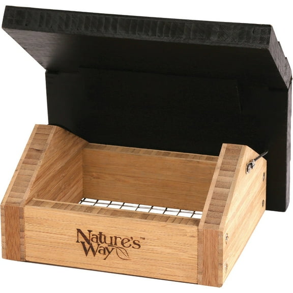 Nature's Way Bird Products BWF2 Bamboo Suet Upside-Down Bird Feeder