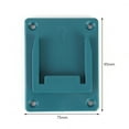 thumbnail image 5 of Yibooy 5pcs Tool Holder for Bosch/Makita 18V Lithium Battery Machine Rack (Blue), 5 of 5