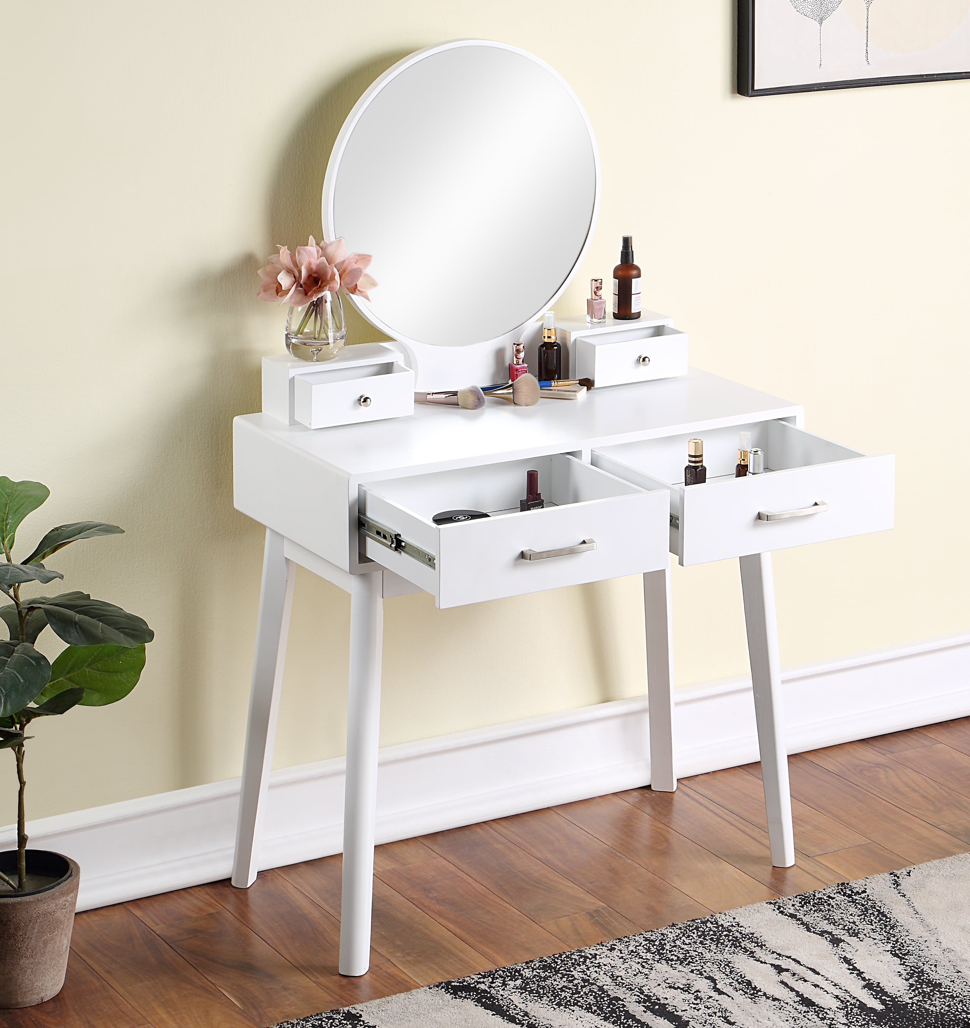 Gassaway vanity set with mirror deals