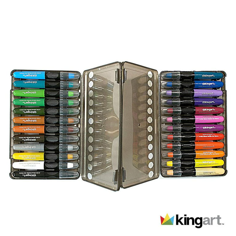 Agptek 56pcs crayons aquarellables, ensemble de 48 crayons de