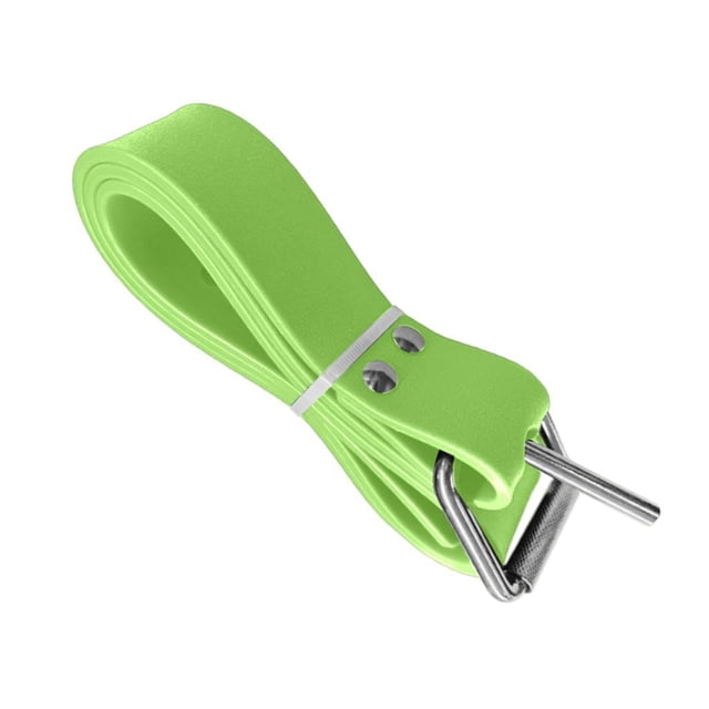Cinturón de lastre de silicona para buceo, ideal para apnea subacuática. Verde claro