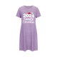 thumbnail image 2 of Fiudx Camisón Extragrande, Tejido Suave y Transpirable, Bonito Vestido de Manga Corta con Estampado En El Pecho, Cómodo para Uso Informal, Ideal para Dormir En Casa y Relajarse, Un Regalo Ideal para, 2 of 5