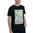 thumbnail image 2 of Bingfone Christmas Winter Animals Men'S Loose Fit Short-Sleeve Pocket T-Shirt, 2 of 7