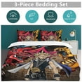 thumbnail image 5 of Yu-Gi-Oh 3-Piece Bedding Set Warm And Comfortable Soft Duvet Cover Bed Set with 1 Duvet Cover And 2 Pillowcases for Boys Girls Kids Adult Bedroom All Season, 5 of 8