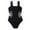 Black, variant on Little & Big Girl Swimsuit One-Piece Swimwear Girls Hollow Out Bathing Suit Summer Bikini Set 8-12 Years