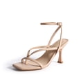 thumbnail image 1 of Sandalia DREAM PAIRS Sylvestra con tiras y cordones nude talla 9, 1 of 8