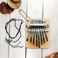thumbnail image 5 of Lenago Ornament,Home Decoration Christmas Gift Mini Thumb Keys Carton And Lanyard And Metal Chain, 5 of 5