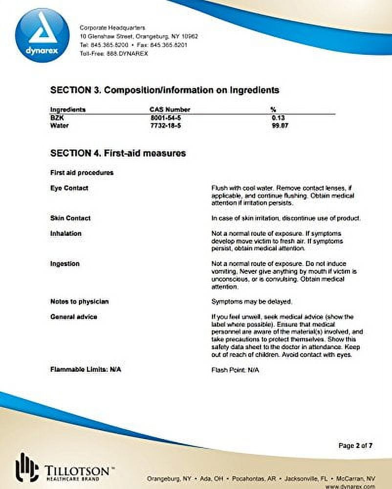 dynarex bzk antiseptic towelettes - bulk, 1,000/cs