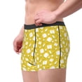 thumbnail image 2 of Pofeuu Tulips Flowers Print Men’s Boxer Briefs, Moisture-Wicking Underwear, Regular,Trunk-Medium, 2 of 5