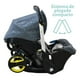 thumbnail image 4 of Carriola Para Bebé Starkids Polux Convertible Con Pañalera Gris Estrellas, 4 of 5