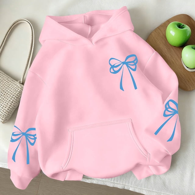 Sudadera con capucha para niña, con estampado de color, manga larga, informal, deportiva, con capucha, manga larga, sudadera con capucha, top con inserciones en los hombros, blusa de poliéster para ni