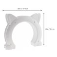 thumbnail image 3 of 1 Pce Porte pour Chat Portail de Passage Installation Facile Porte Intérieure Créative Fournitures pour Animaux Porte DIY pour Animaux, 3 of 6
