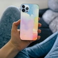 thumbnail image 3 of COMIO iPhone 15 Aesthetic Pastel Rainbow Watercolor Abstract Art Case, 3 of 4