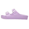 thumbnail image 3 of Brown Oak Women's Comfort Slides Double Buckle Adjustable EVA Flat Sandals, 3 of 7