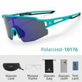 thumbnail image 4 of ROCKBROS Mountain Bike Polarized Sunglasses Men's Road Bicycle Cycling Sports Glasses with Adjustable Nose Pads Myopia Frame UV400 Protection, 4 of 5