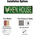 thumbnail image 3 of Hen House Chicken Coop Metal Tin Sign Funny Vintage Slim Street Signs 16 x 4 Inch Wall Art for Home Farmhouse Bar Cafe Garage Indoor Outdoor Decor, 3 of 5