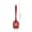 Red, variant on Nonstick Silicone Spatula with Heat-Resistant Coating, Flexible Leak-Proof Cooking Utensil with Drain Holes & Hanger, Dishwasher Safe Kitchen Tool (12 Inch)
