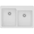 thumbnail image 6 of Elkay ELG250R Gourmet 33" Double Basin Granite Composite Kitchen Sink For Drop In, 6 of 6