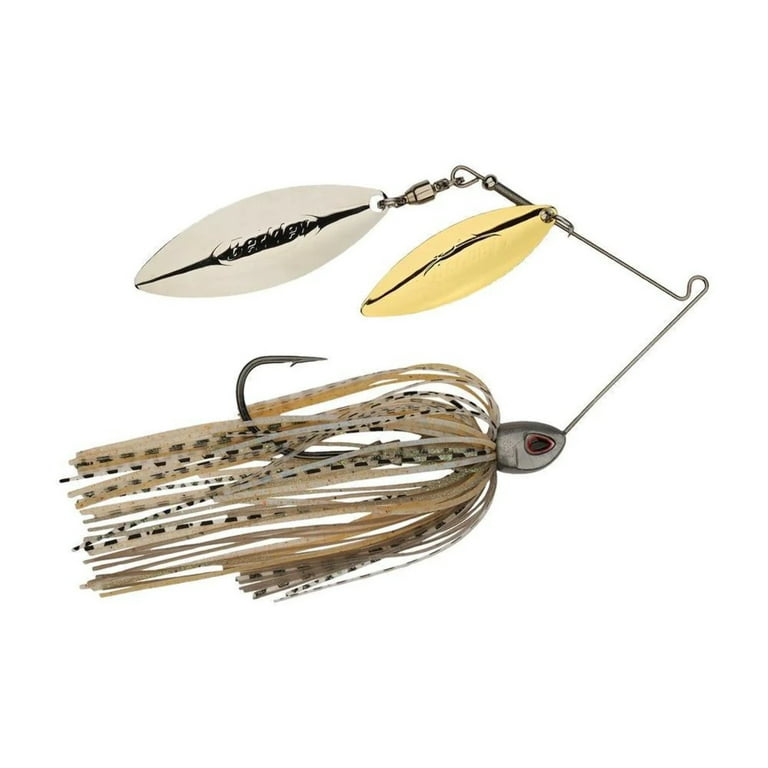 Berkley Power Blade Compact Double Willow Spinnerbait 3/8 oz / Chartreuse