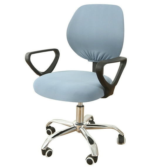 YouLoveIt Office Computer Chair Covers, Split Stretchable Seat Cover Chair Chair Covers Stretch Rotating Chair Slipcover Chair Slipcover Dustproof Protectors Office Chair Cover
