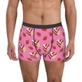 thumbnail image 2 of Goofa Strawberry Cake Printed Men's Boxer Briefs Underwear, Moisture-Wicking Underwear, Trunk,Soft and Breathable Cotton Underwear-X-Large, 2 of 9