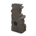 thumbnail image 6 of CoSoTower 4 Tier Fountain, Candler Outdoor Fountain, Stone Gray, No Assembly Required, 6 of 9