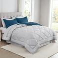 thumbnail image 4 of Modern Threads Bed In a Bag 7-Piece Navy Comforter Set, California King, 4 of 4