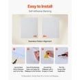 thumbnail image 5 of VEVOR Peel and Stick Wallpaper, 17.7 x 393.7 inch Contact Paper White Wood Grain Waterpoof Self Adhesive, Easy to Clean & Peel Wall Decorative Vinyl Roll for Bedroom Kitchen Bathroom Desk Office, 5 of 9