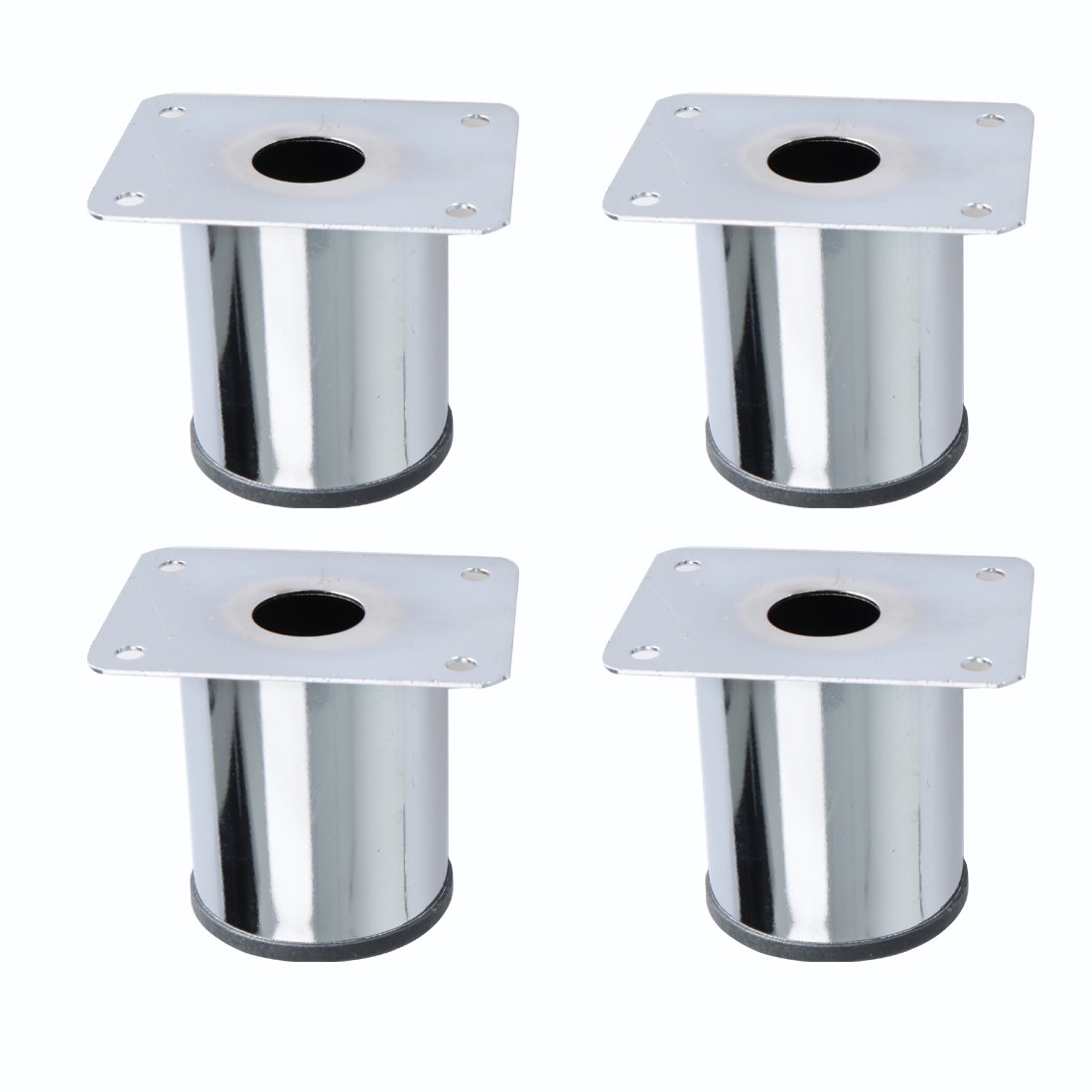 2 Furniture Legs Metal Couch Wardrobe Adjustable Feet Replacement