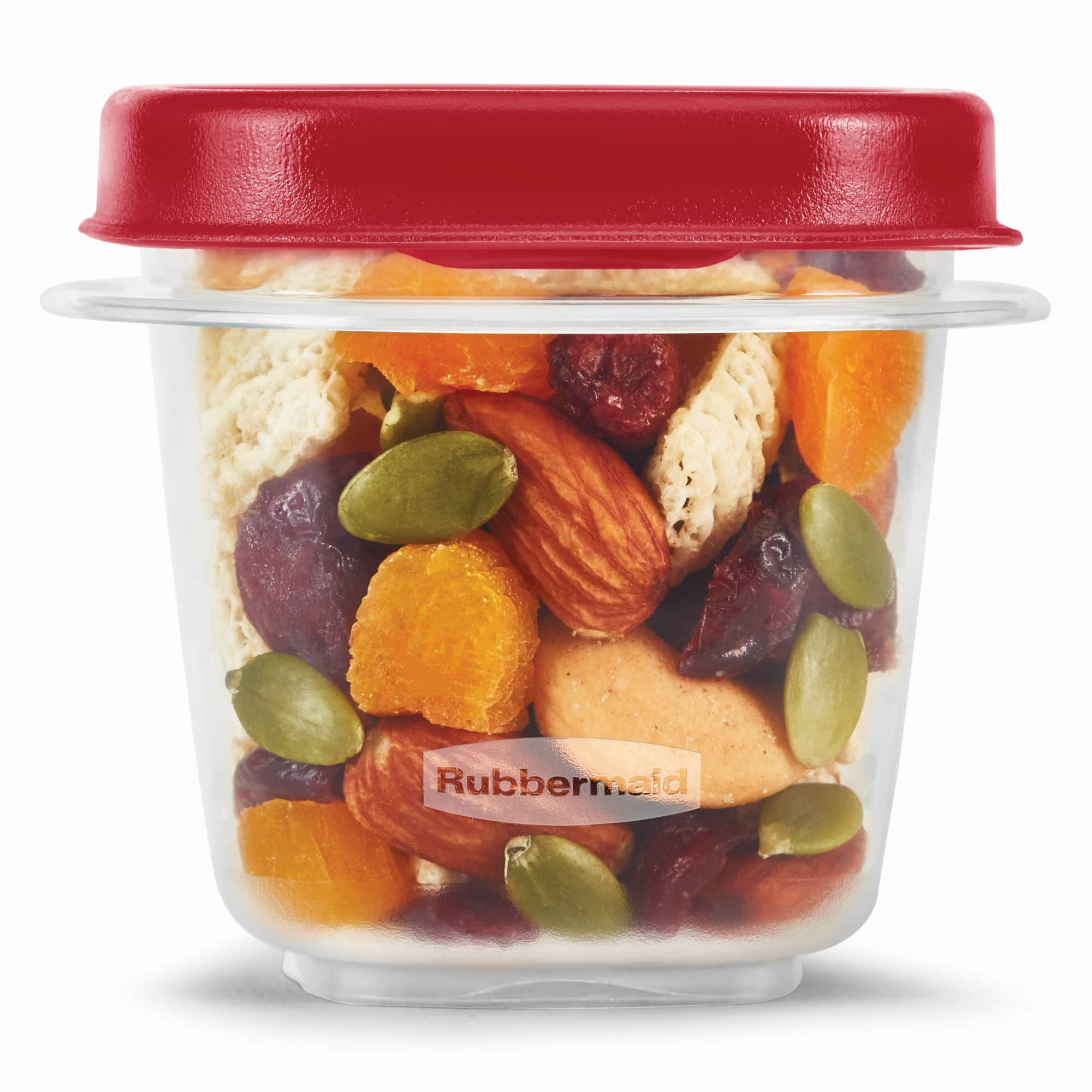 Rubbermaid EasyFindLids 24 Piece Food Storage Containers Variety Set, Red