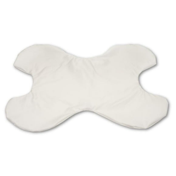 SAVE MY FACE! Taie d'Oreiller Anti-Rides Originale Oreillerette Supplémentaire le Grand (Blanc, 500 Fils 100 % Coton)