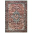 thumbnail image 1 of Adiva Rugs Machine Washable Area Rug for Living Room, Bedroom, Bathroom, Kitchen, Printed Persian Vintage Home Decor, Floor Decoration Carpet Mat (Terra, 3' x 5'), 1 of 5
